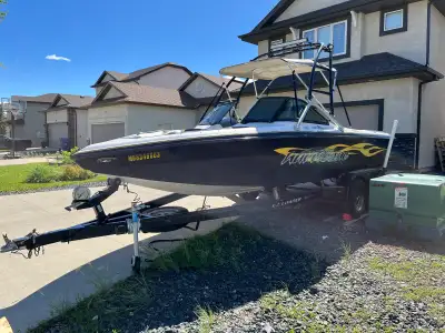 Best priced V-drive boat you’ll find. Boat does it all, wakeboard, surf, ski, and tube. 5.7 ltr V8 o...