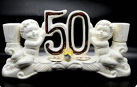 New 50th Anniversary Candle Holders Candlestick Holders - $125