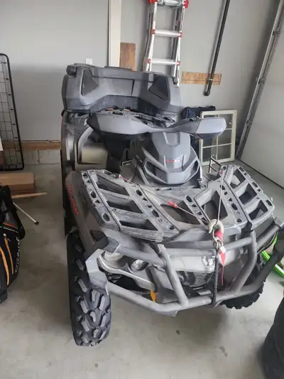 2015 CanAm Outlander 650 XT. 1610 km. Works great. New battery