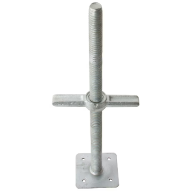 Set of 4...24 inch Galv Leveling Screw Jacks for Scaffolding | Hand ...