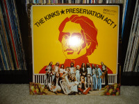 THE KINKS VINYL RECORD LP: PRESERVATION ACT I!