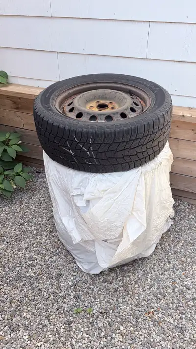 235 / 55 R17 Winter Tires and Rims (4 total) from 2016 Volkswagen Tiguan