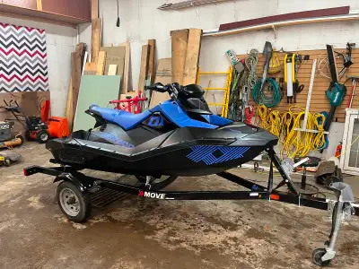 2022 3UP Spark Trix (65 hrs). Hits 45 mph+. 90HP. Well maintained - oil changed yearly, heated shop...