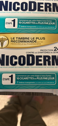 6 weeks supply of step1 nicoderm patches