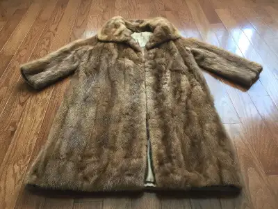 Brown Vintage Fur Coat, View more