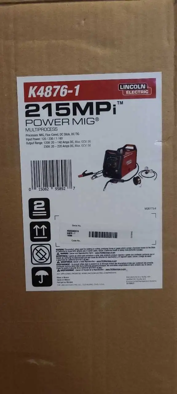 Lincoln Electric Power Mig Welder 215 MPi