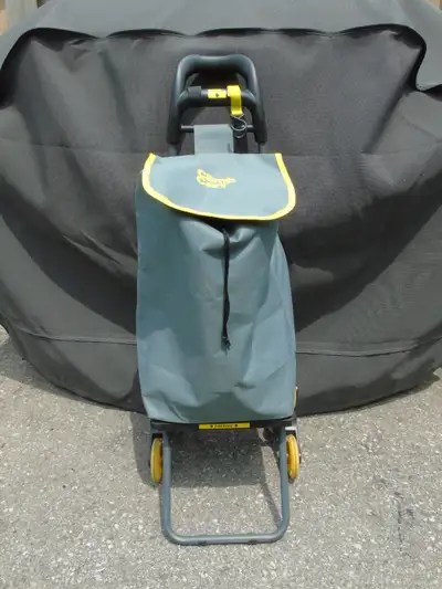 3 Wheeled Shopping Trolley, Foldable Shopping Cart, Dolly, Stair Climbing Utility Cart, Rolling Cart...