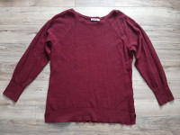 NEXT-TO-NEW women's burgundy sweater | size Large