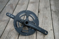 Praxis 2x11 crankset. 52/36t, comes with BB.