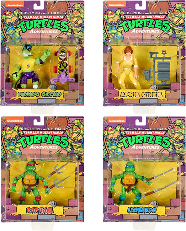 Playmates TMNT Classic Adventure Heroes Collection 4 Pack in Toys & Games in Mississauga / Peel Region