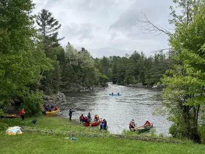 Cours de canot duo en eau calme sur la rivière Petite-Nation, View more