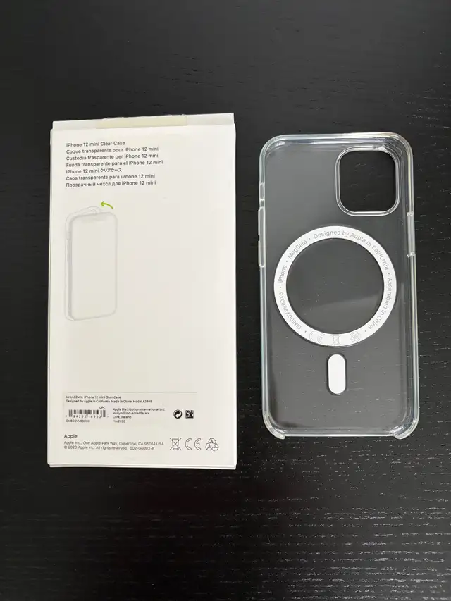 Apple iPhone 12 mini Box and Clear Case MagSafe in Cell Phone Accessories in Downtown-West End - Image 5