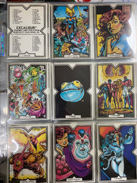 Excalibur 45 Trading Card Collection by Comic Images (1989) Set