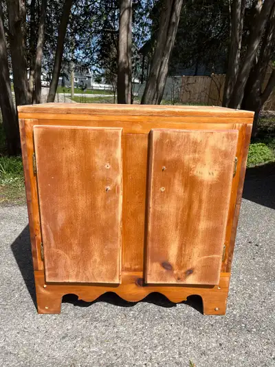 hand built solid wood hutch , View more