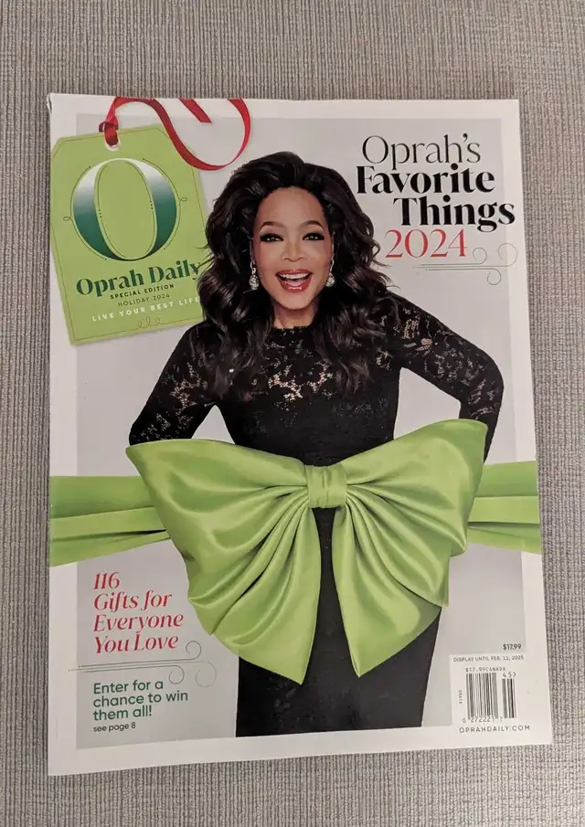 Brand New Oprah's Favorite Things 2024 Holiday Edition in Magazines in City of Toronto - Image 2