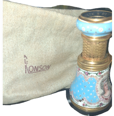 Vintage Engraved Enamel Opera Glasses, View more