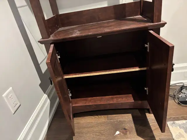 Rustic 4-Shelf Bookcase with 2 Drawers - Open Display Shelf in Bookcases & Shelving Units in Hamilton - Image 4