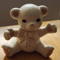 Porcelain Teddy Bear Figurine