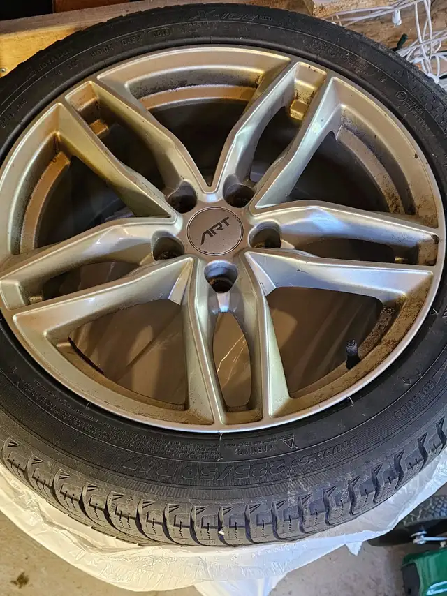 4 x ART Replica Alloy Rims with Michelin 225/50R17 Tires – Excel in Tires & Rims in Markham / York Region - Image 2