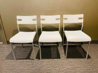 Set of 3 Stacking Chairs - Excellent Condition!