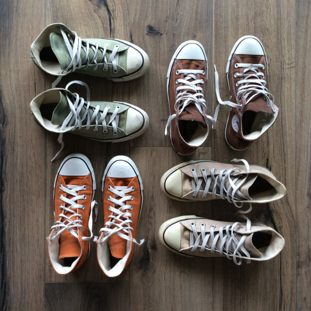 Converse Chuck Taylor All Stars High Top 5 7 Used OFF WHITE