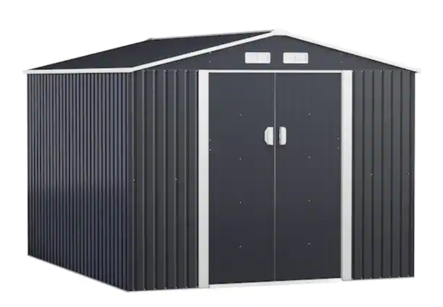 Affordable Metal Garage Shed 11' x 20'