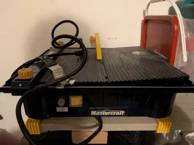 Mastercraft Wet Saw - Tile Saw - Used Only Once, View more