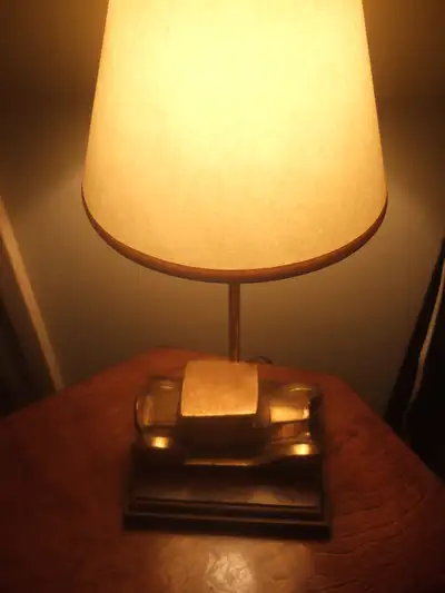 vintage brass lamp, View more