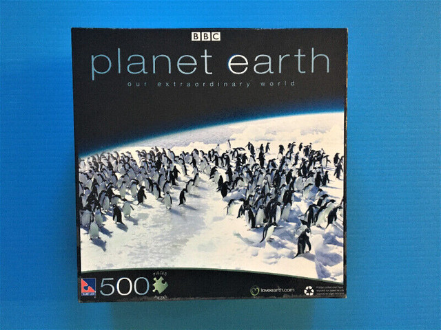 BBC Planet Earth Jigsaw Puzzle - PENGUINS  - Never Opened in Toys & Games in Calgary - Image 4