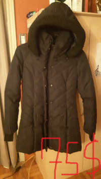 Manteaux d'hiver 2 pour femmes (1 rouge, 1 noir), 1 pour ado/hom