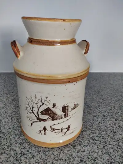 Ceramic Milk Container cookie jar type, View more