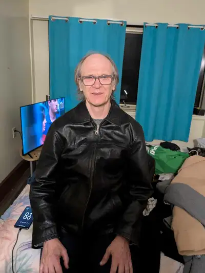 Almost New Oakwood Leather Jacket: Large, View more