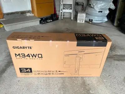 Gigabyte 34" Ultrawide IPS Monitor, View more