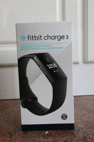Fitbit Charge 3 Advance Fitness Tracker (BNIB Sealed) available for sale. Pick up only with cash.