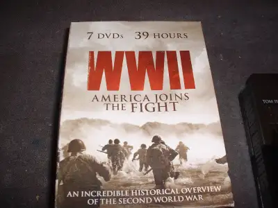 WW2 AMERICA JOINS THE FIGHT 7 DVDS 39 HOURS VERY CLEAN TESTED, View more