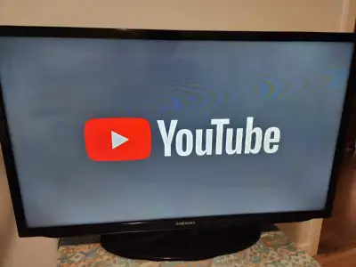 Samsung 32 inch smart TV with remote, View more