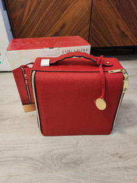 NEW Estee Lauder Red Cosmetic Bag / Travel Bag