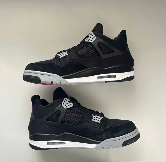 JORDAN 4 BLACK CANVAS in Men's Shoes in Mississauga / Peel Region - Image 2