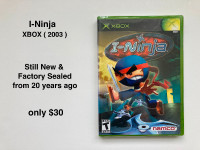 I-Ninja  ( XBOX 2003 ) - NEW & Factory Sealed - only $30 !!