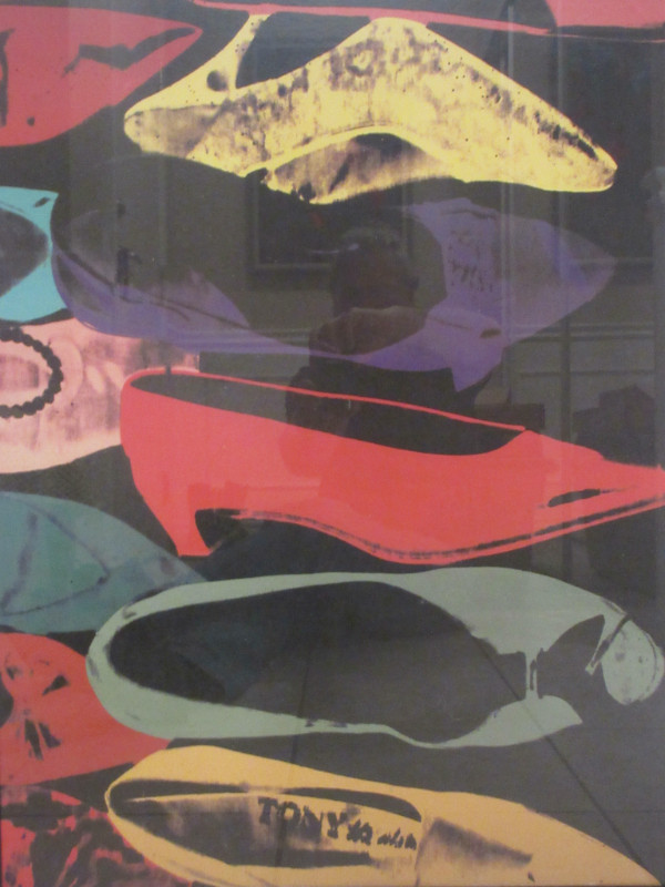 1992 ANDY WARHOL 'SHOES' POSTER FRAMED in Arts & Collectibles in City of Toronto - Image 2