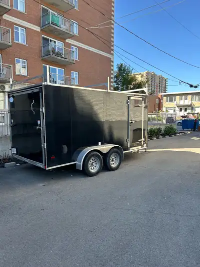 I'm selling my used 2022 Ameralite 7x14' cargo trailer, which features an all-aluminum frame for dur...