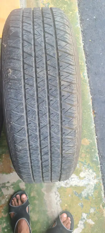 1 TOYO ALL SEASON TIRE ON RIM FOR SALE SIZE P215/65R15 95H BOLT PATTERN IS 5X114 GOOD SPARE TIRE ON...