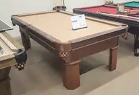 Table billard Yamaska 8 pieds démonstrateur plancher pool table