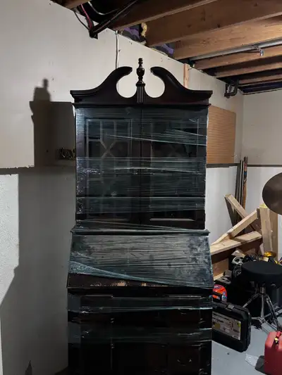 This is an antique hutch, great for adding a touch of vintage charm to your dining or living room. I...