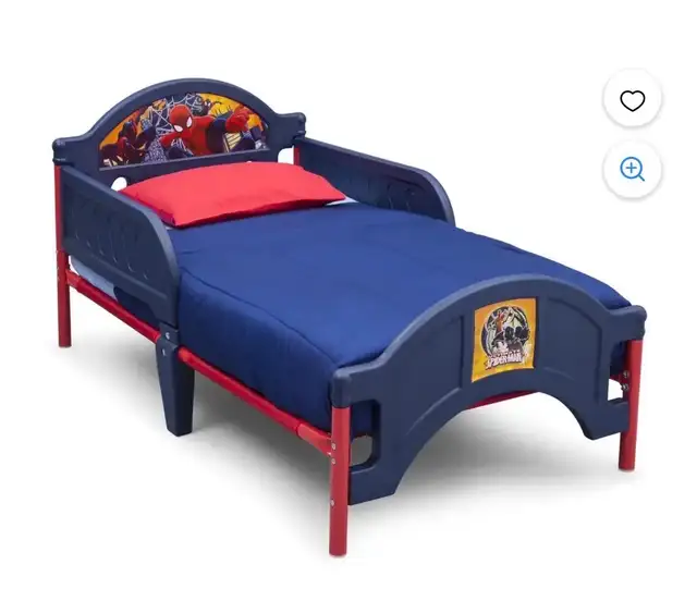 Delta Spider-Man Crib Mattress Bedframe in Cribs in Edmonton - Image 2