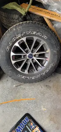 F150 wheels and A/T tires (Goodyear Wrangler)