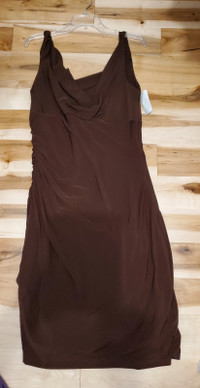 New Brown Dress Sz 16 w tags