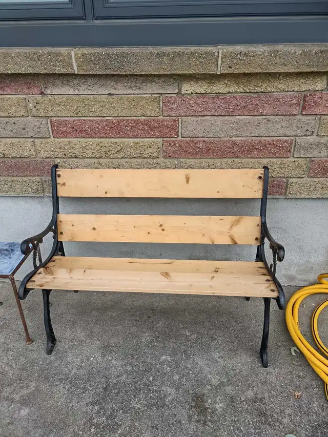 cast iron bench in Patio & Garden Furniture in London - Image 2