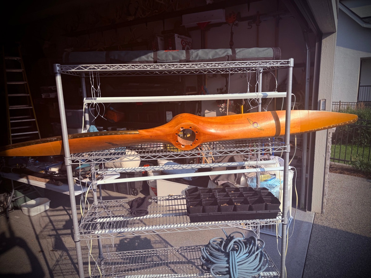 Antique Gypsy Moth Propeller, photo 1