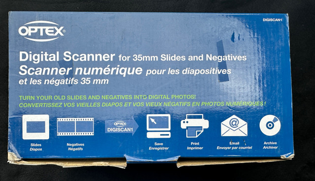 Optex- USB - Digital Scanner for 35 mm slides  in Cameras & Camcorders in Mississauga / Peel Region - Image 2